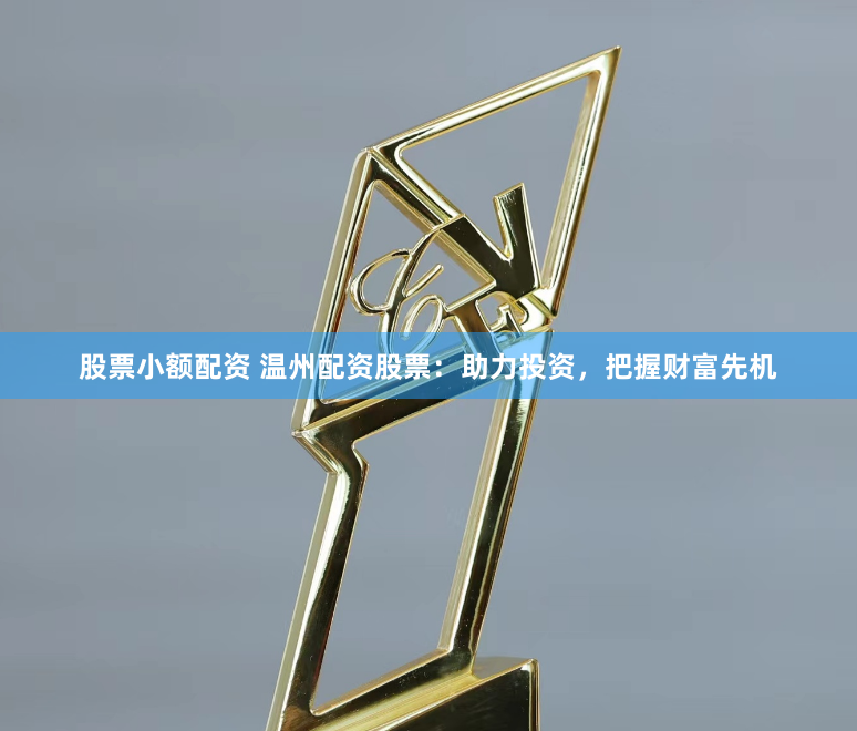 股票小额配资 温州配资股票：助力投资，把握财富先机